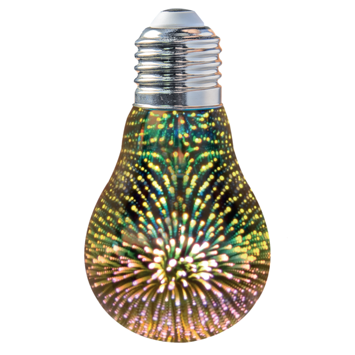 Bec LED decorativ Stardust A60 2W cu dulie E27 [2]