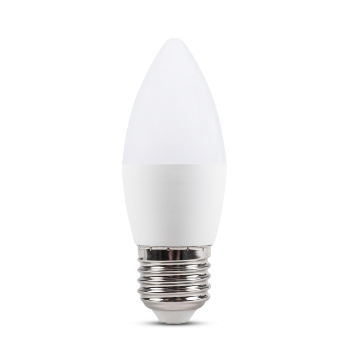 Bec LED tip lumanare 5W cu dulie E27 si lumina rece 6400K [2]