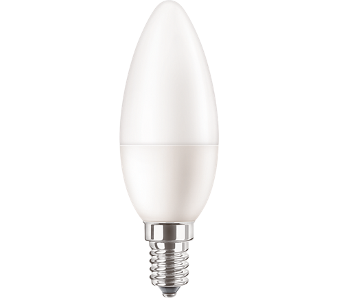 Bec LED mat tip lumanare B35 cu dulie E14 si lumina alb rece 4000K [2]