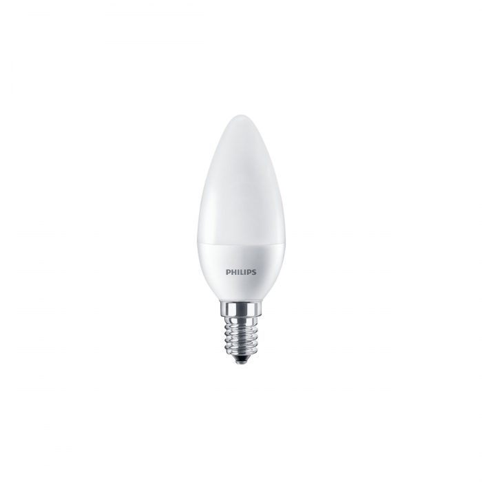 Bec LED mat tip lumanare B38 cu soclu E14 si lumina alb rece 4000 K [2]