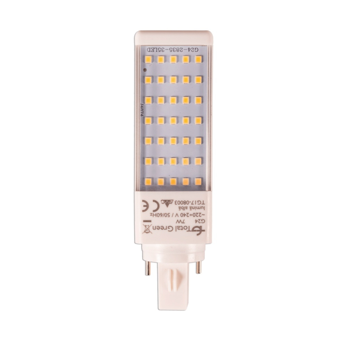 Bec LED PLC cu 2 pini 7W lumina neutra 4000K [2]