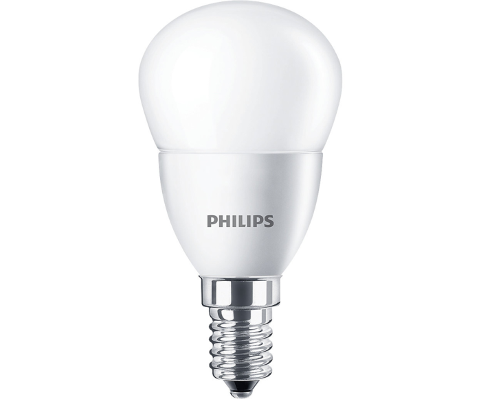 Bec LED sferic P45 mat cu soclu E14 4 W lumina calda 2700 K [2]