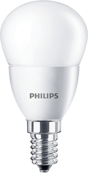 Bec LED sferic P45 mat cu soclu E14, 5,5 W, lumina calda 2700 K [2]