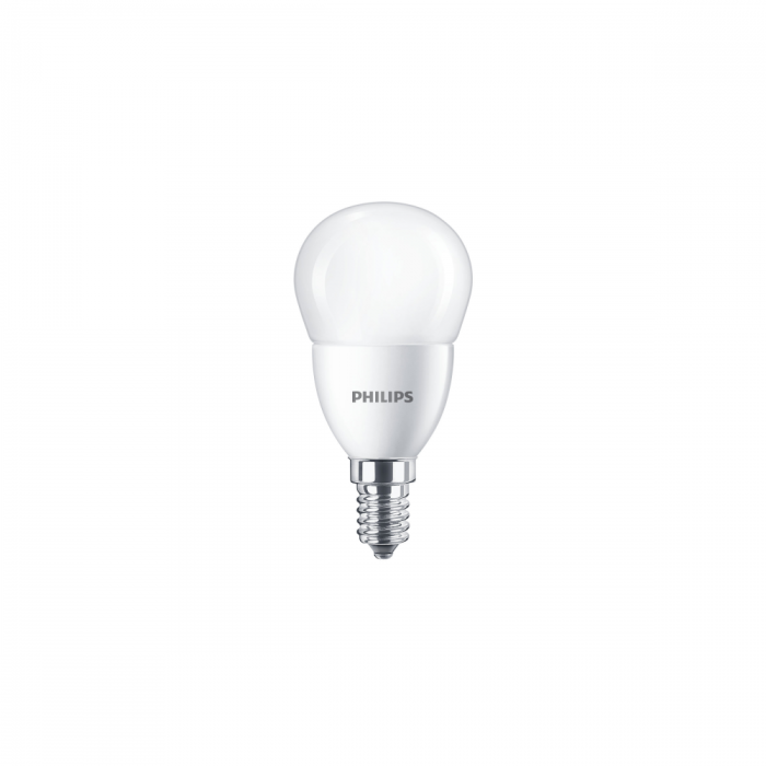 Bec LED sferic P48 mat cu soclu E14 si lumina rece 6500K [2]