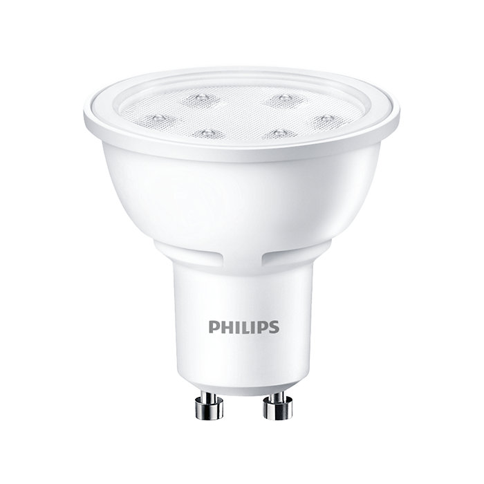 Bec LED spot cu soclu GU10 3.5W lumina calda 2700K fascicul 36 grade [2]