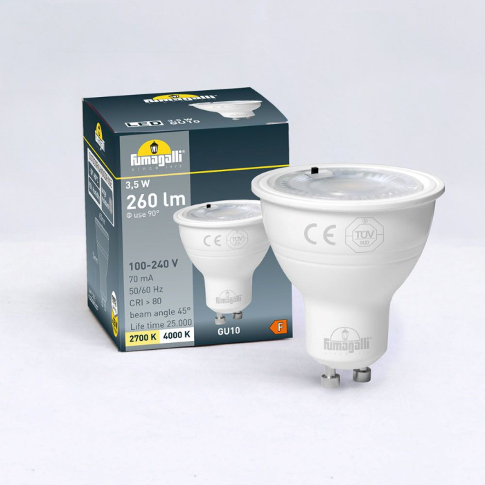 Bec spot LED GU10 CCT 3.5 W cu lumina 2700K sau 4000K [2]