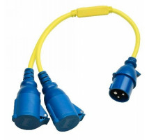 Cablu splitter CEE 16A 250V cu stecher si doua cuple [3]
