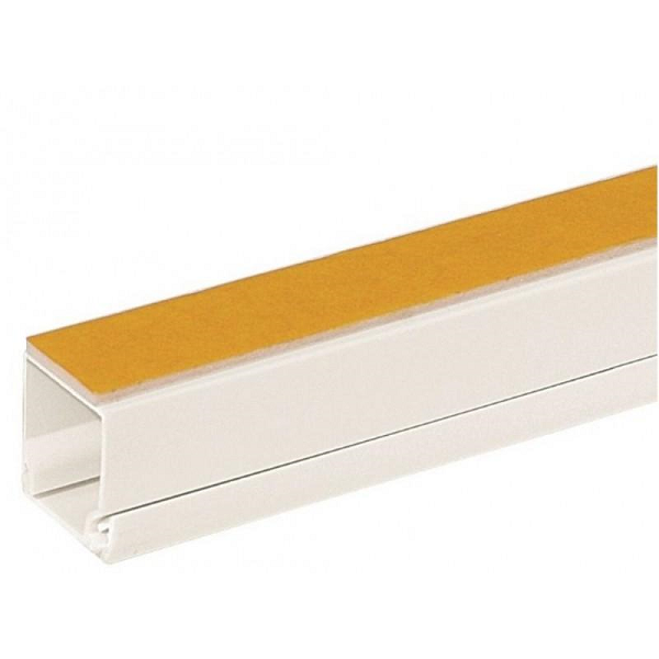 Canal cablu alb cu banda adeziva 15 x 10 mm lungime 2 m [2]
