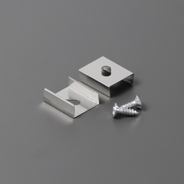 Set 2 cleme montaj Z din inox pentru profil LED [2]
