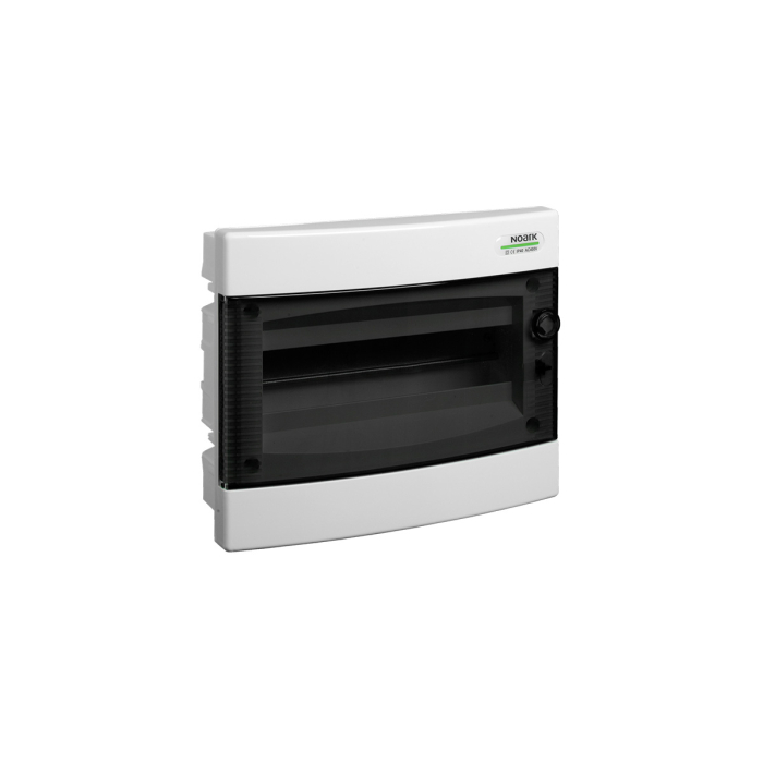 Cofret electric incastrat din plastic cu 12 module si usa transparenta [2]
