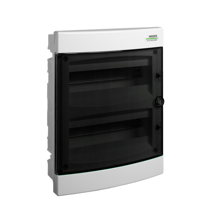 Cofret incastrat modular cu 24 module, usa transparenta si protectie IP40 [2]