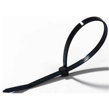 Colier de cablu negru 2,6 x 200 mm din PA6.6, set de 100 bucati [2]