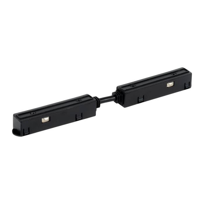 Conector alimentare liniar negru pentru sina magnetica 48V IP20 [2]