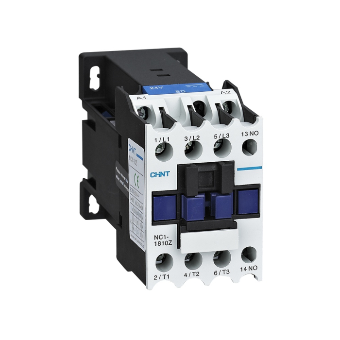 Contactor industrial tripolar 18 A cu bobina 230 V AC si contact auxiliar normal deschis [2]
