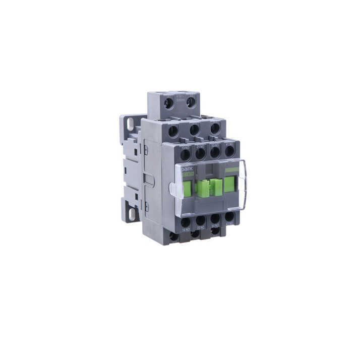 Contactor industrial tripolar 12 A cu bobina de comanda 24 V AC si contacte auxiliare 1NO 1NC [2]