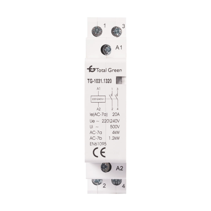 Contactor modular 2P 1ND 20A pentru tablou electric [2]