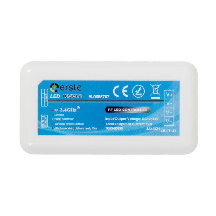 Controller wireless cu telecomanda pentru reglarea luminozitatii benzii LED 12V si 24V [2]