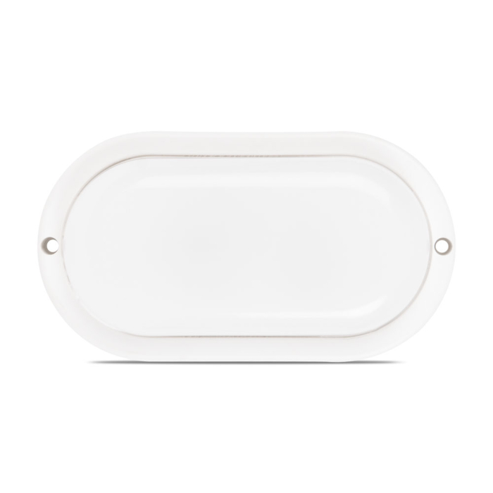 Corp BAT LED oval alb cu dispersor opal si protectie IP54 [2]