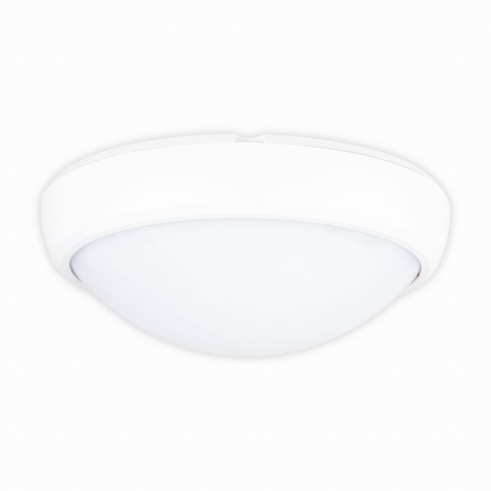 Corp BAT LED oval alb cu dispersor opal, protectie IP65 si lumina rece 6400K [2]