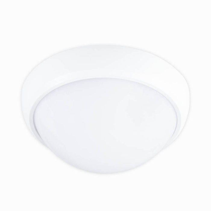 Corp BAT LED rotund mare alb IP65 12W 6400K cu dispersor opal [2]