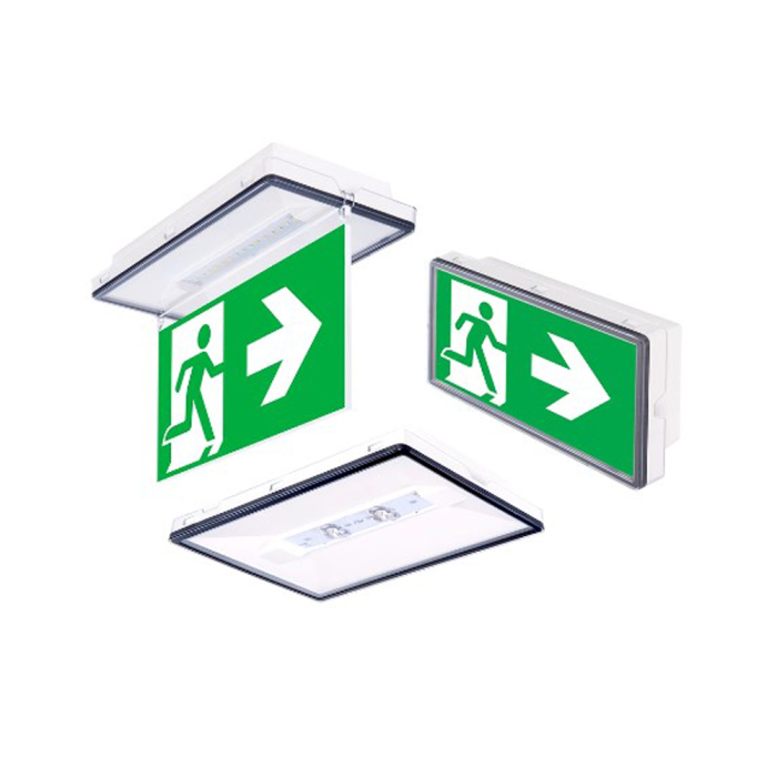 Corp emergenta LED Vella 1 ora 4W IP65 cu pictograme directionale [2]