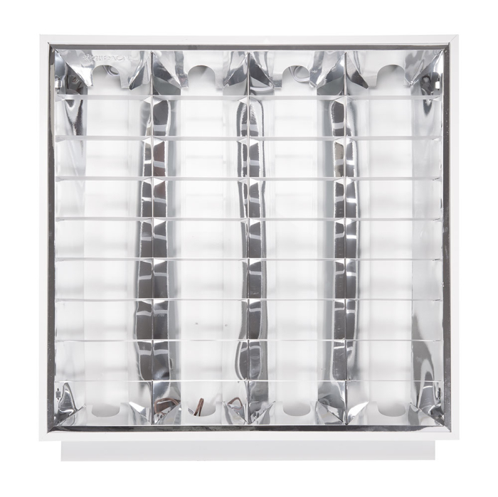 Corp de iluminat incastrat 4x18W cu reflector parabolic pentru tuburi T8 [2]