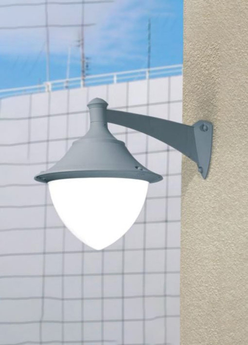 Corp pietonal LED modern gri pentru exterior cu lumina neutra 4000K [2]