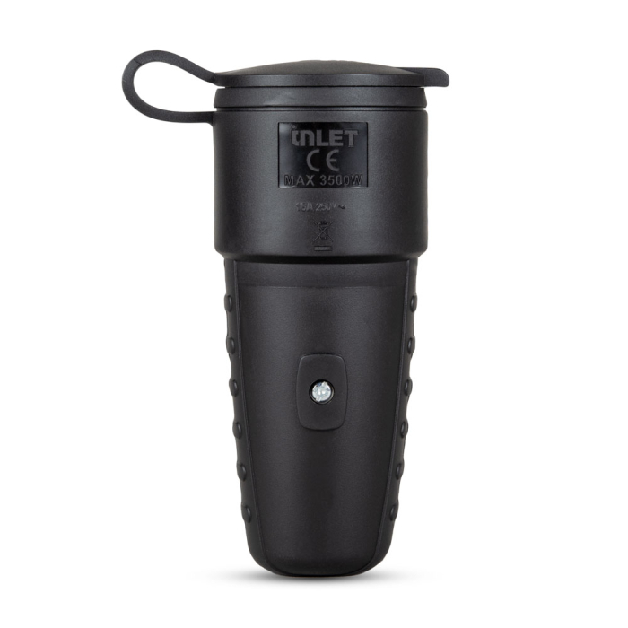 Cupla cauciucata neagra Schuko IP44 16A pentru cablu electric [2]