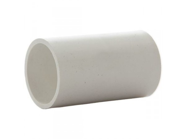 Cupla din PVC alb pentru imbinare tub rigid 11 mm [2]