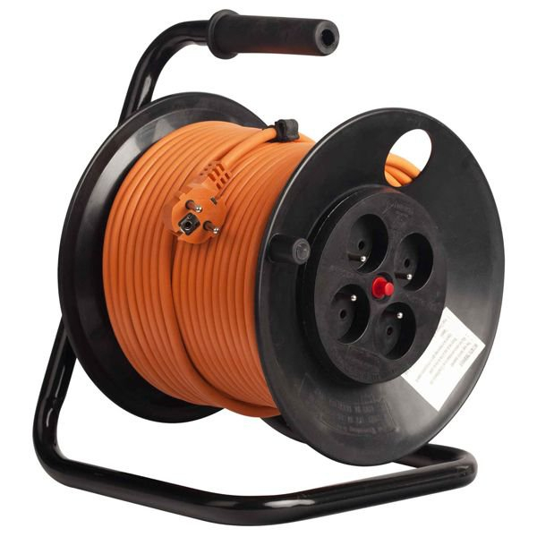 Derulator electric cu 4 prize si cablu de 50 m 3x2.5 mm2 [2]