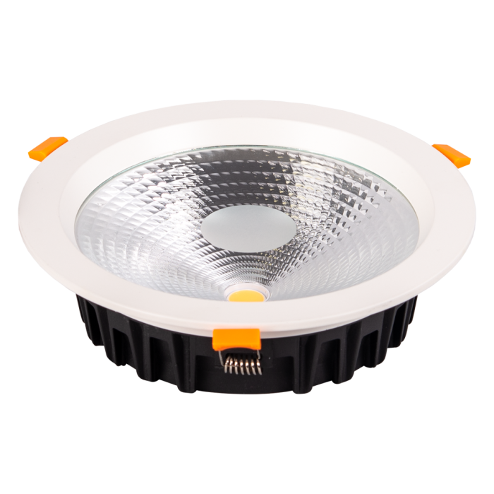 Downlight LED COB fix alb cu reflector 30W 4000K pentru montaj incastrat [2]
