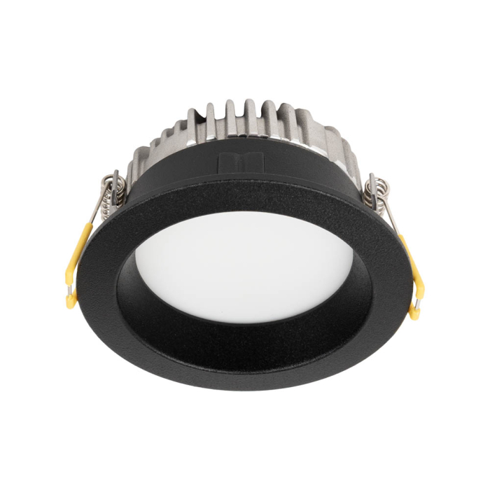 Downlight LED incastrabil rotund negru 6W 4000K IP44 pentru tavan [2]