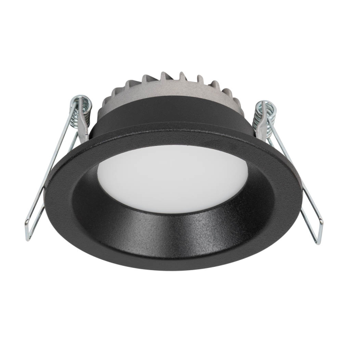 Downlight LED rotund incastrabil Compact 6W 4000K negru [2]