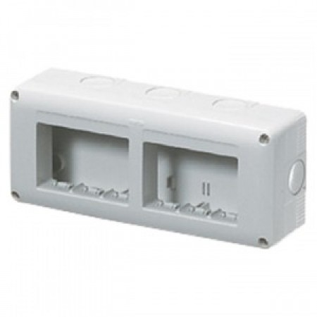 Doza aparat aparenta gri pentru 6 module cu protectie IP40 [2]