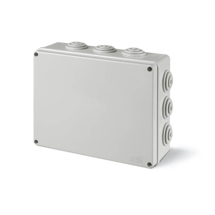 Doza de derivatie gri cu presetupe pentru montaj aparent 190x140x70 mm IP55 [2]