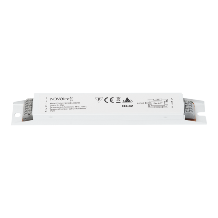 Droser electronic pentru doua tuburi fluorescente T8 de 36W [2]