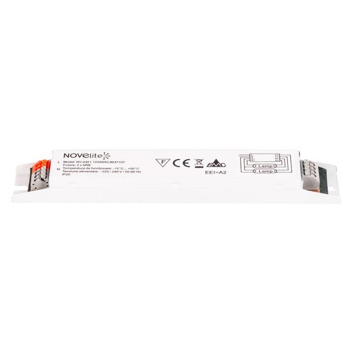 Droser electronic pentru doua tuburi fluorescente T8 de 58W [2]