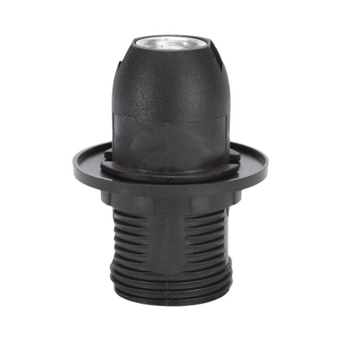 Dulie neagra din bachelita cu soclu E14 si fusta pentru iluminat interior [2]