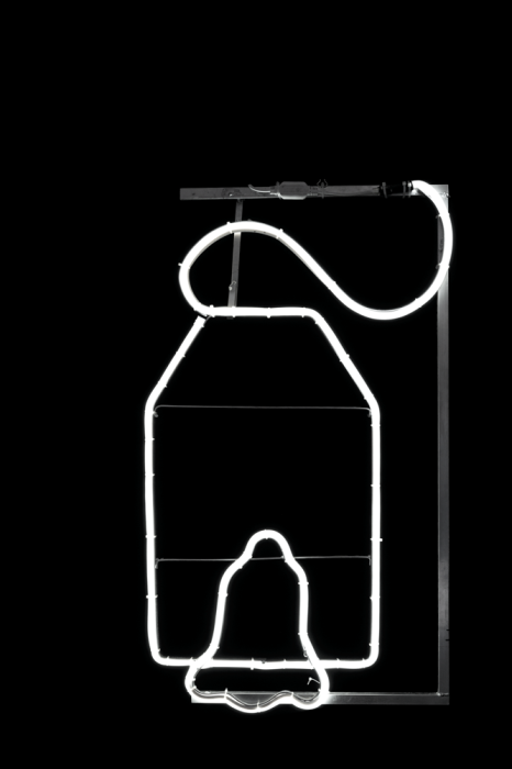 Figurina luminoasa decorativa in forma de felinar cu Neon Flex pentru iluminat festiv [2]