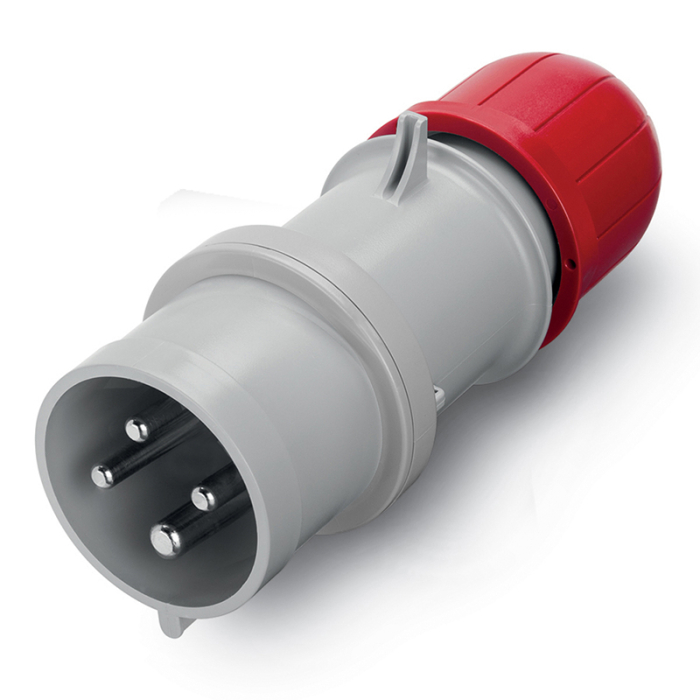 Fisa industriala mobila rosie 3P+E 16A 380-415V cu pozitie 6h [2]
