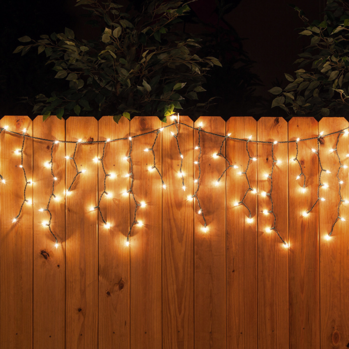 Ghirlanda extensibila cu 50 LED uri flash lumina alb rece 6400K pentru decor festiv [2]