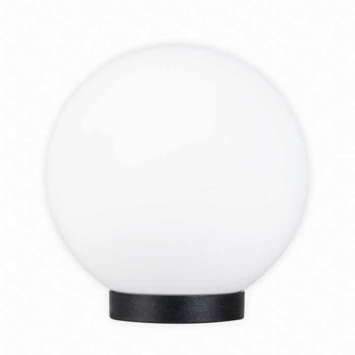 Glob decorativ alb cu negru pentru iluminat gradina cu dulie E27 si protectie IP44 [2]
