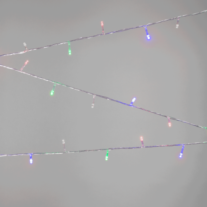 Instalatie decorativa de Craciun multicolora cu 100 LED-uri, lungime 8 m, pentru interior [2]