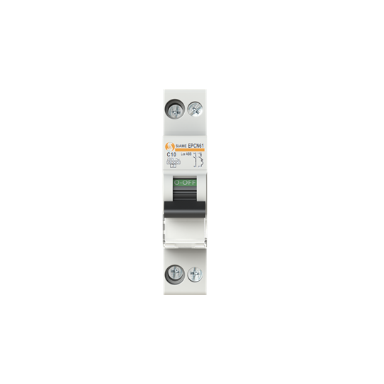 Intrerupator automat modular 1P+N 10 A curba B pentru sina DIN [2]