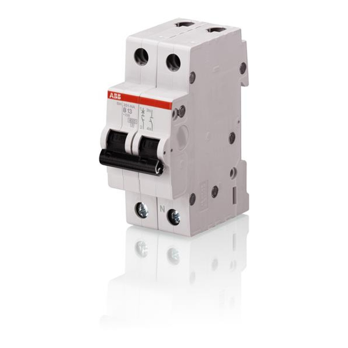 Intrerupator automat modular 1P+N 10 A curba C pentru sina DIN [2]