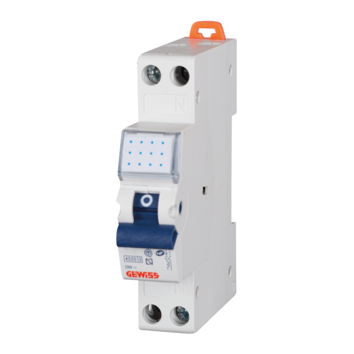Intrerupator automat magnetotermic compact 1P+N 16 A curba C 4,5 kA 1 modul [2]