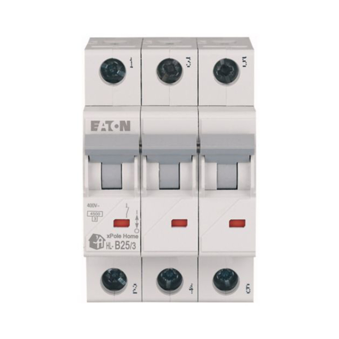 Intrerupator automat modular tripolar 25A curba B 4.5 kA pentru sina DIN [2]