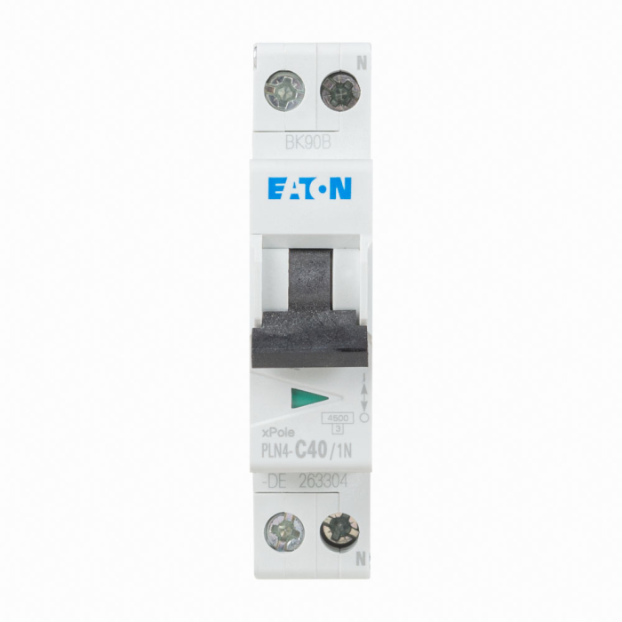 Intrerupator automat modular 40 A 1P plus N curba C 4.5 kA pentru sina DIN [2]