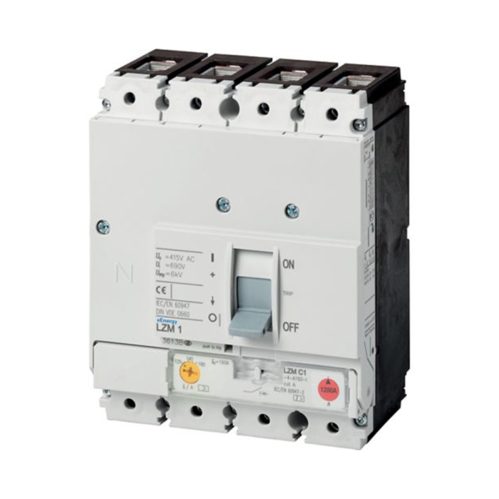 Intrerupator automat de putere cu 4 poli si curent nominal 100 A pentru tablou electric [2]