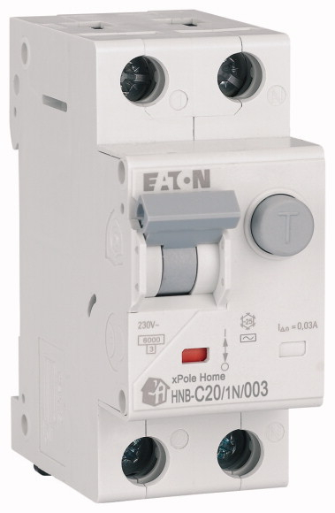 Intrerupator automat diferential modular 20A 1P N curba C 30mA pentru sina DIN [2]
